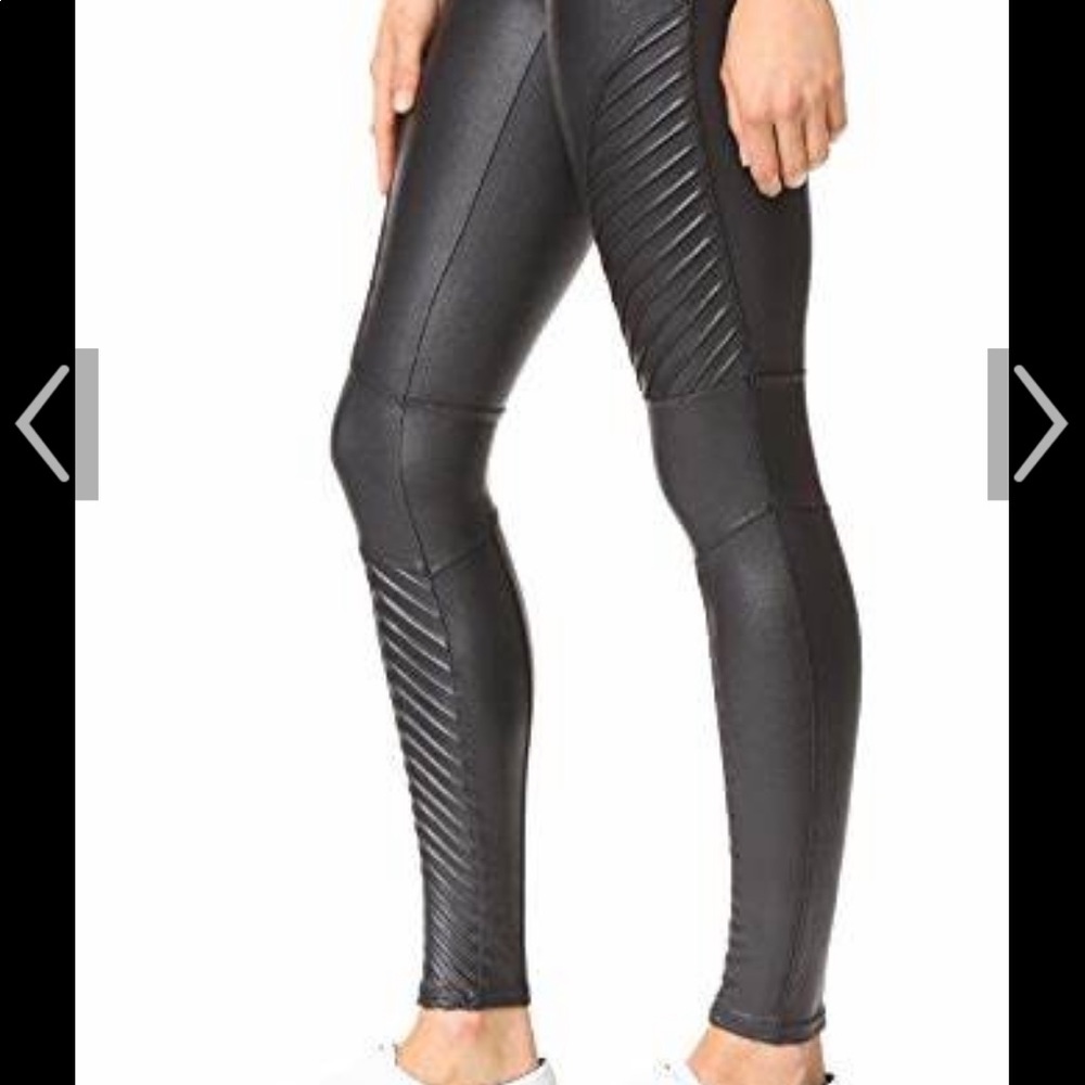 Spanx Moto Leggings Small